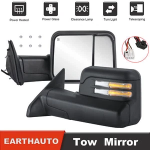 2X Power Heated Tow Mirrors fit 2009-18 Dodge Ram 1500 2500 3500 W/ Temp Sensor - Bild 1 von 13