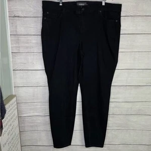 Torrid Black Bombshell Skinny Leg Denim Jeans 26XT Extra Tall - Picture 1 of 8