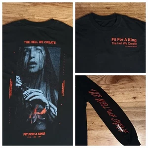 Fit For A King Concert t-shirt long sleeve Hell We Create punk thrash guitar - Picture 1 of 7