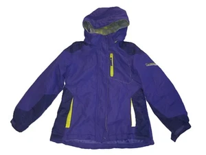 Hemisphere Girl Windbreaker Jacket Zipper Button Snap Outdoor Blue Size 7/8 G002 - Picture 1 of 9