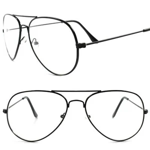 Classic Vintage Retro 80s 90s Fashion Black Frame Photochromic Lens Sun Glasses - Picture 1 of 4