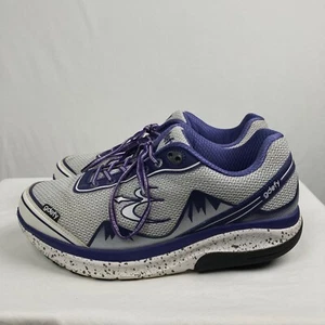 Gdefy Shoes Womens 11 Gravity Defyer Mighty Walk Walking Sneakers Gray Purple - Picture 1 of 6