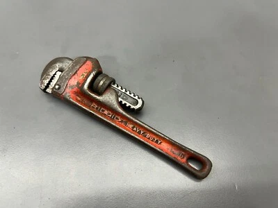 VINTAGE RIDGID RIDGE TOOL CO. 6" ADJUSTABLE PIPE WRENCH - ELYRIA, OH USA - VGC - Image 1 of 4