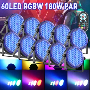 Luz 180W 60LED RGBW 4 en 1 etapa Par luz DMX DJ discoteca fiesta espectáculo luz de lavado - Imagen 1 de 15