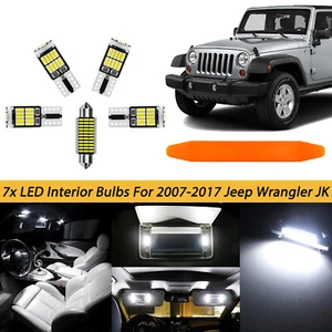 Kit de equipamiento de bombillas LED interiores blancas para Jeep Wrangler JK 2007-2018 - Imagen 1 de 16