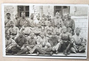 CARTE PHOTO PORTRAIT REGIMENT SOLDATS 21° R.I. - Picture 1 of 1