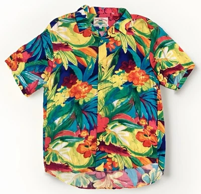 🌺JAMS WORLD 30th Anniversary Hawaiian Shirt~Aloha~Flora~Men’s MEDIUM~Free Shp - Image 1 of 4