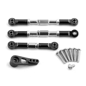 Conjunto de brazo de barra de amarre de metal Servo brazo barra de amarre para WLTOYS 1:12 12401 12402-A - Imagen 1 de 9