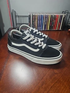 Vans Old Skool Zapatos de Skate Negro Blanco 508731 Parte Superior Baja Con Cordones Us Juventud 6 - Imagen 1 de 19