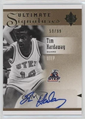 2010-11 Ultimate Collection Ultimate Signatures /99 Tim Hardaway #S-TH Auto HOF - Image 1 of 2