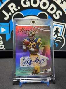 2023 Panini Prestige Football Flipper Anderson Xtra Points Signatures Auto Rams - Picture 1 of 2