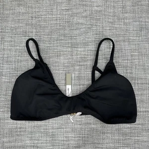 Gooseberry Seaside So Chic Bikini Top Womens Large Black Beach Resort Swimwear - Picture 1 of 6