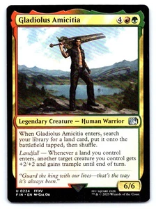 MTG Gladiolus Amicitia U Legendary Creature — Human Warrior Normal FINAL FANTASY - Picture 1 of 2