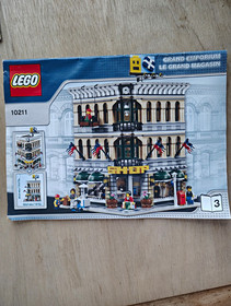 LEGO 10211 Grand Emporium Manual Booklet, Illustrated English, Modular 16+