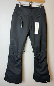 NWT Women's ROXY Diversion Snow Pants Black Size Medium Dry Flight Technology - Picture 1 of 5