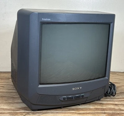 Vintage Sony Trinitron KV-13M30 13" CRT Retro Gaming TV - Tested and Working - Image 1 of 4
