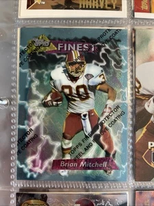 1995 Topps Finest Brian Mitchell Washington Redskins #233 - Picture 1 of 1
