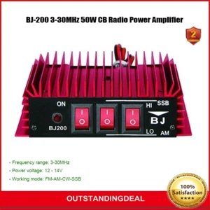 BJ-200 3-30MHz 50W Radio Power Amplifier HF Amplifier Support FM-AM-CW-SSB Modes - Bild 1 von 6