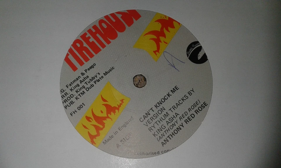 Anthony Redrose , Can't  Knock Me , Gwan Talk , 12" FireHouse Label  - Image 1 of 1