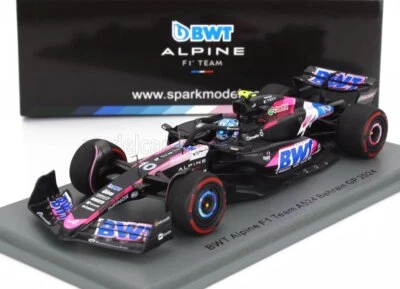1:43 BWT Alpine F1 A524 No.10 Pierre Gasly Bahrain GP 2024 - Resin Model - Spark - Image 1 of 3