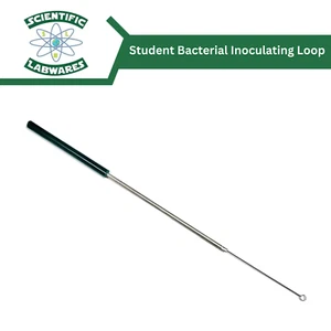 Edu-Labs Student Bacterial Inoculating Loop with Silver Aluminum Handle - Picture 1 of 19