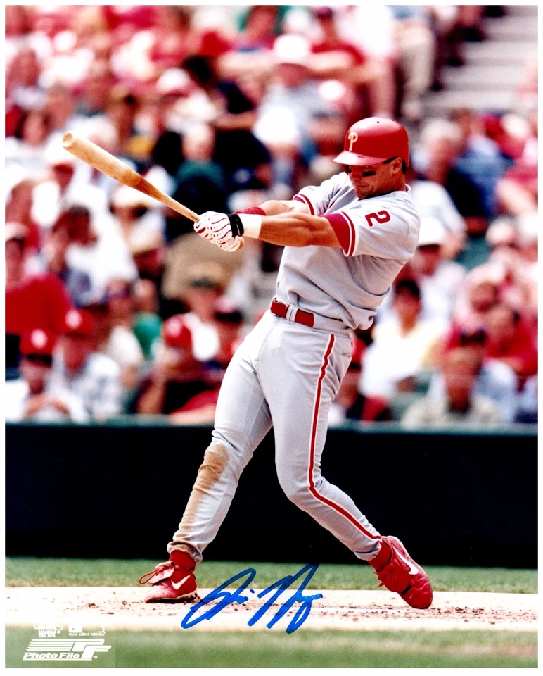 Foto 8x10 firmada autografiada por Rico Brogna de los Filis de Filadelfia. B Foto 1 de 1