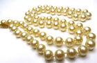 Vintage German Silver Glass Pearl Necklace