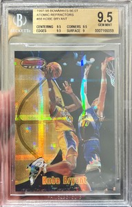 1997-98 Bowmans Best Kobe Bryant Atomic Refractors 88 BGS 9.5 GEM MINT Refractor