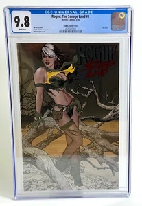 ROGUE : THE SAVAGE LAND #1 ADAM HUGHES VARIANT FOIL COVER 3/25 - 2025 - CGC 9.8 - Picture 1 of 2