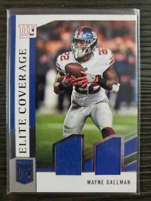 2018 PANINI ELITE FOOTBALL ROOKIE JERSEY #EC-29 WAYNE GELLMAN NEW YORK GIANTS - Image 1 of 2