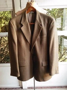 Men's Evan Picone Wool Sports Jacket - Size 40R - Checked - Picture 1 of 3