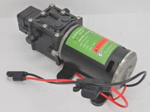Bomba de agua dulce 12V DC 6L bombas de diafragma con interruptor de presión ajustable 66W - Imagen 1 de 7