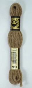 DMC Tapestry Wool, 8m SKEIN, Colour 7413 LIGHT BEIGE BROWN, Laine Colbert Wool - Imagen 1 de 1