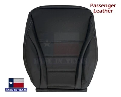 Cubierta de asiento de cuero negra inferior de pasajero negra para Mercedes Benz Clase C 2015-2021 Foto 1 de 4