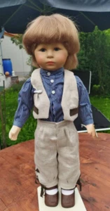 Käthe Kruse „Gustl“ 47 cm Vintage Puppe um 1995 Original Sammlerstück - Picture 1 of 3