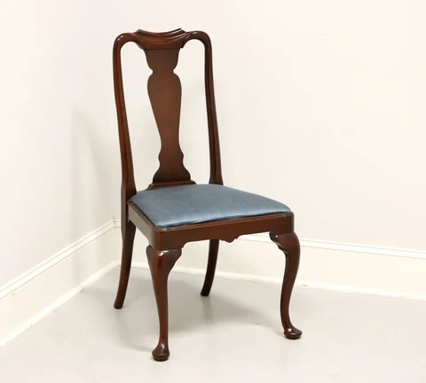 HICKORY CHAIR Solid Mahogany Queen Anne Style Dining Side Chair Cover