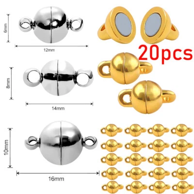 20Pcs Round Strong Magnetic Clasps for Bag Purse Leather Flap Closure - Image 1 of 4