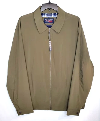 Roundtree & Yorke Mens Travel Smart Sage Green SZ 2XB Windbreaker Jacket Coat - Image 1 of 4