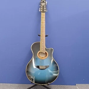 Yamaha APX-9-12 Electric Acoustic Guitar 12 strings Black Burst Blue Used - Picture 1 of 9