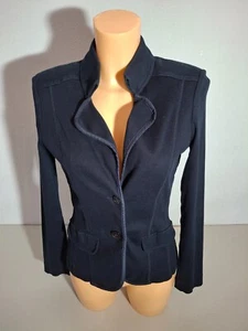 APANAGE COLLECTION Blazer Sweat Jacke Gr. S / M dunkelblau elegant - Bild 1 von 5