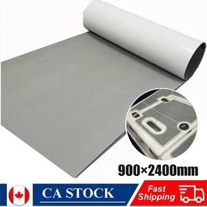 Plain Gray EVA Boat Flooring Foam Mat RV Floor Self-adhesive Carpet Easy Cutting - Picture 1 of 23