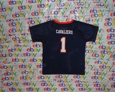 TODDLER'S NCAA VIRGINIA CALALIER'S # 1 PRO EDGE SCREEN PRINT FOOTBALL JERSEY 4T