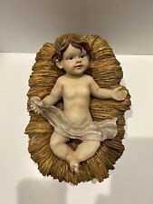Large 12” Resin Baby Jesus In Bed Replacement for Nativity Creche Holy Family