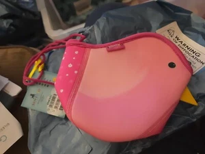 SANTORO LONDON - KORI KUMI BIRD BAG PINK - Picture 1 of 2
