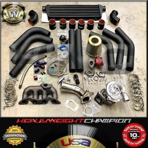 Kit Turbo Cargador Honda Civic D17 ES2 2/4 puertas DX LX EX T3/T4 Colector + Bov 01-05 - Imagen 1 de 7