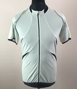 Shimano Premium Cycling Jersey Men's Size XL White Full-Zip Short Sleeve Shirt - Picture 1 of 12