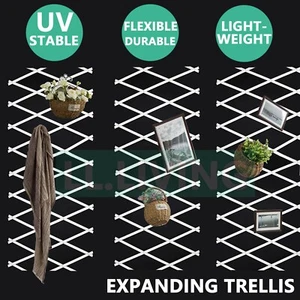 Expanding Expandable Trellis Garden Climbing Plant Wall Fence Mesh Support 180 - Picture 1 of 8