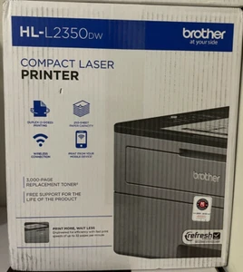 Impresora dúplex inalámbrica monocromática compacta Brother HL-L2350DW Windows, Mac - Imagen 1 de 12