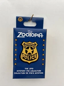 Spilla Disney Parchi Zootopia Dipartimento di Polizia ZPD Scatola Misteri Non Aperta Spille SIGILLATE - Foto 1 di 6