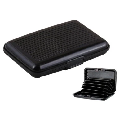 Porte Cartes 6 Etui Aluminium Anti Piratage RFID Protection Données CB Bancaire - Bild 1 von 4